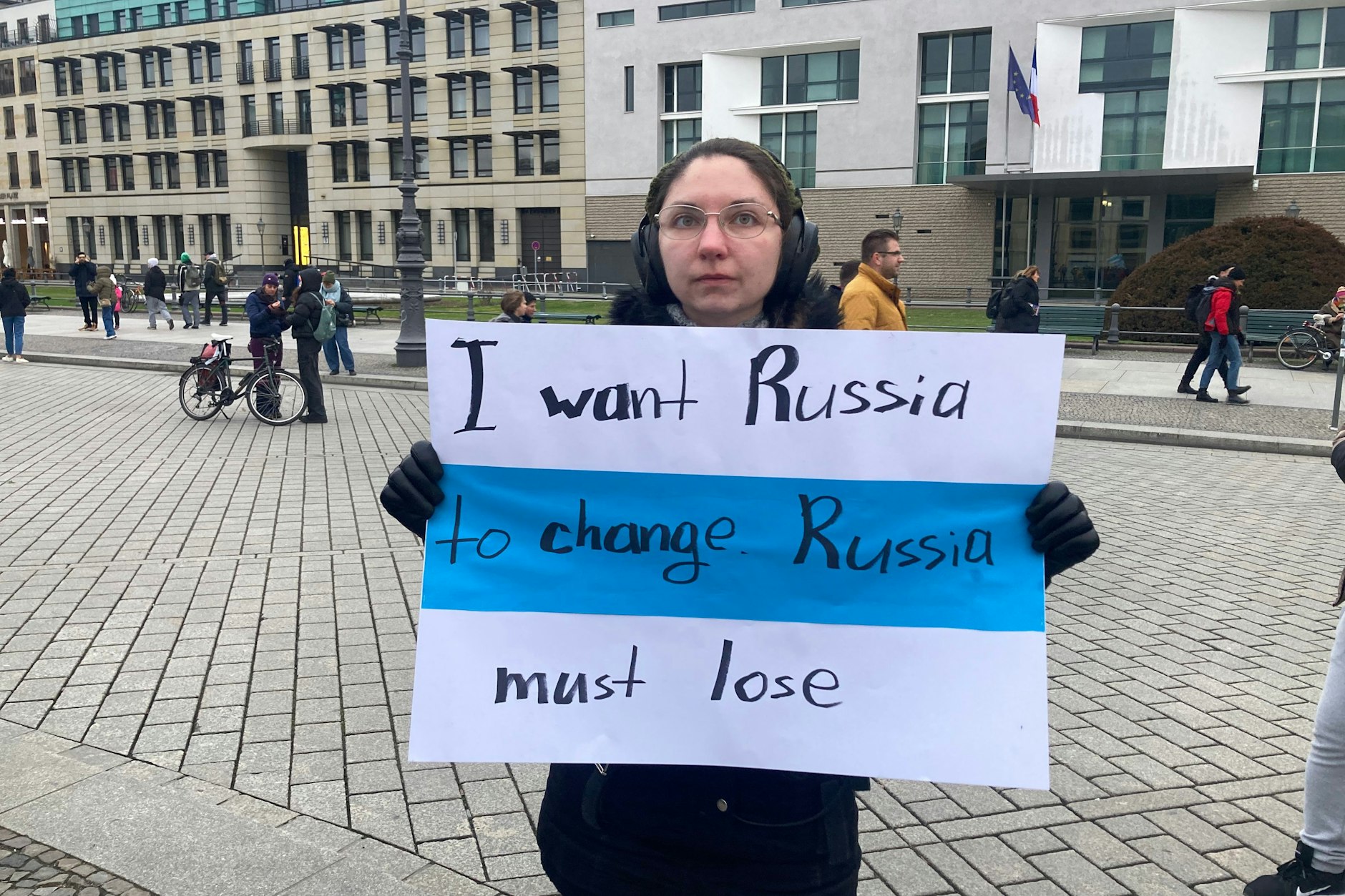 „Ich will, dass Russland sich verändert“: Die russische Aktivistin Anastasia Yerschowa.