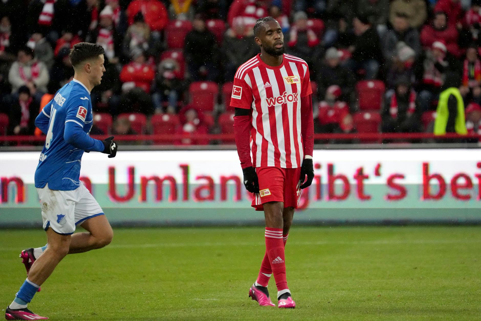 Jordan Siebatcheu sucht weiter seine Topform aus der Frühphase der Saison. Gegen Hoffenheim vergab er einen Handelfmeter.