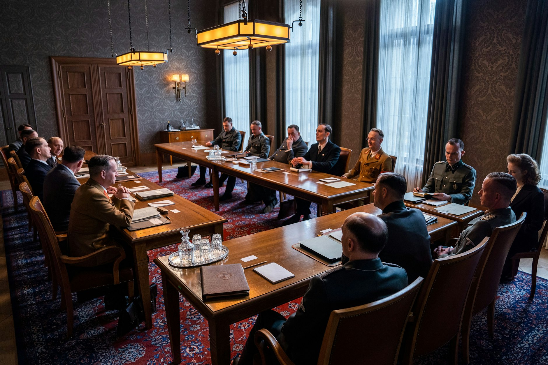 Szene aus dem ZDF-Film „Wannseekonferenz“