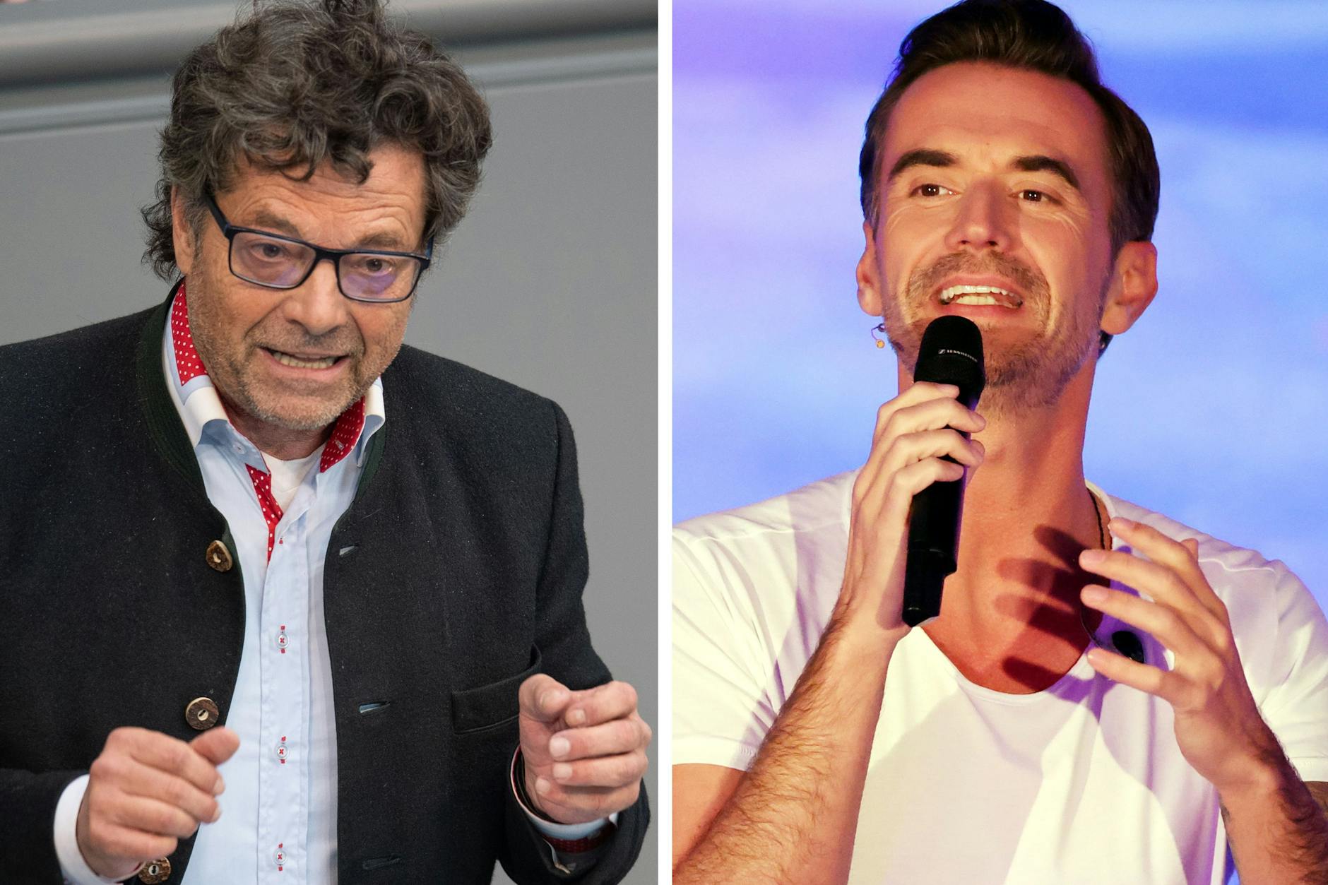 Der Ex-Linken-Abgeordnete Diether Dehm hat Strafanzeige gegen Schlagersänger Florian Silbereisen gestellt.