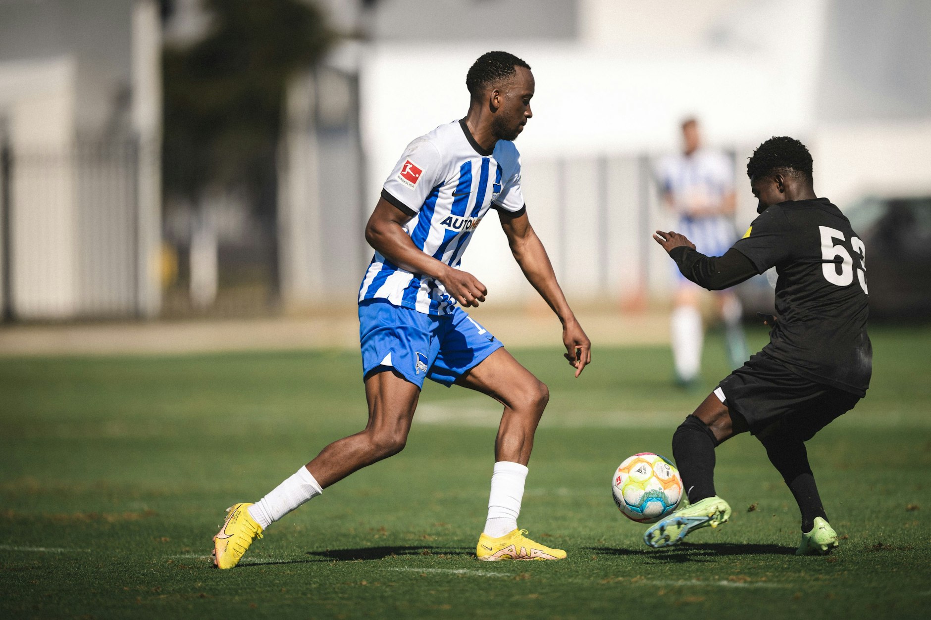 Dodi Lukebakio während des Spiels zwischen Hertha BSC gegen SIMA Montverde Academy in den USA.