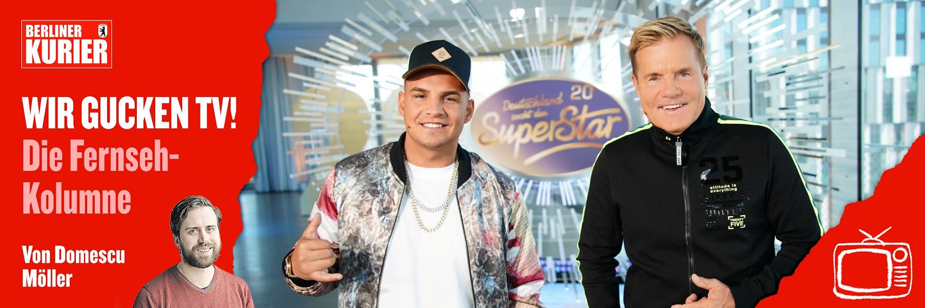 Pietro Lombardi und Dieter Bohlen versprühen Retro-Stimmung bei DSDS.