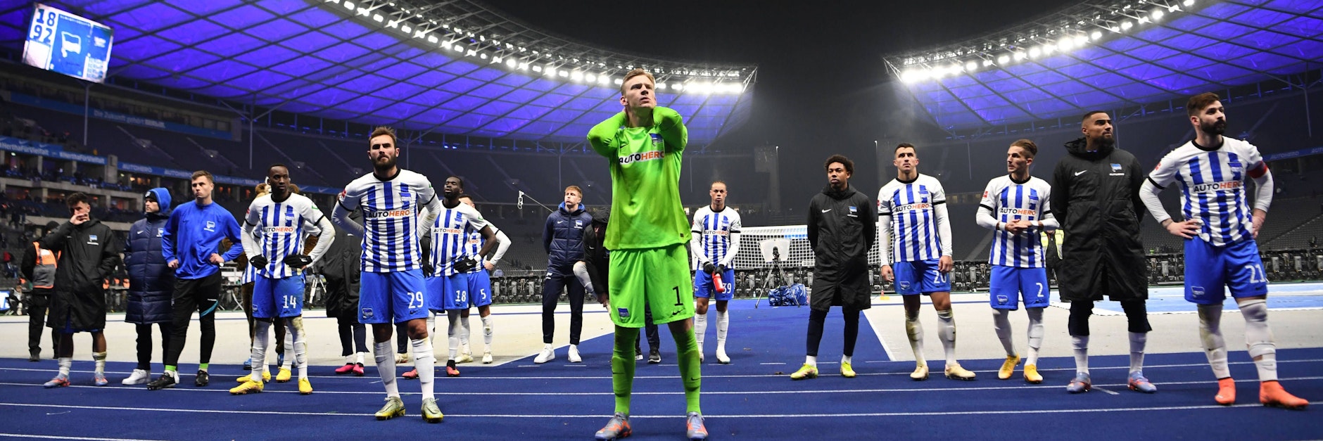 Der Gang in die Kurve könnte für alle Hertha-Profis nach dem Derby gegen den 1. FC Union noch ungemütlicher werden als nach dem 0:5 gegen Wolfsburg.