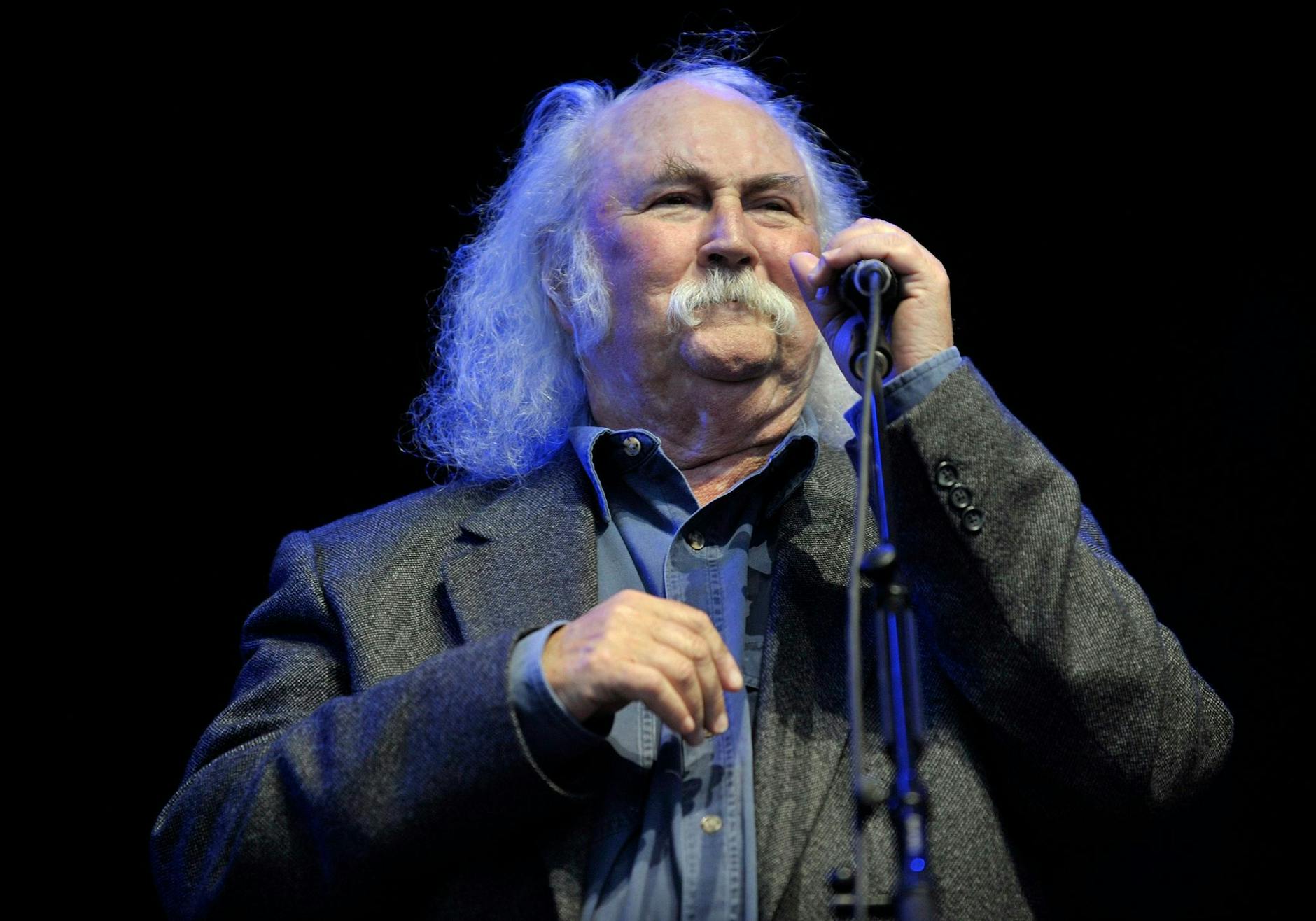 ARCHIV - David Crosby wurde auch in «Rock and Roll Hall of Fame» berufen. a