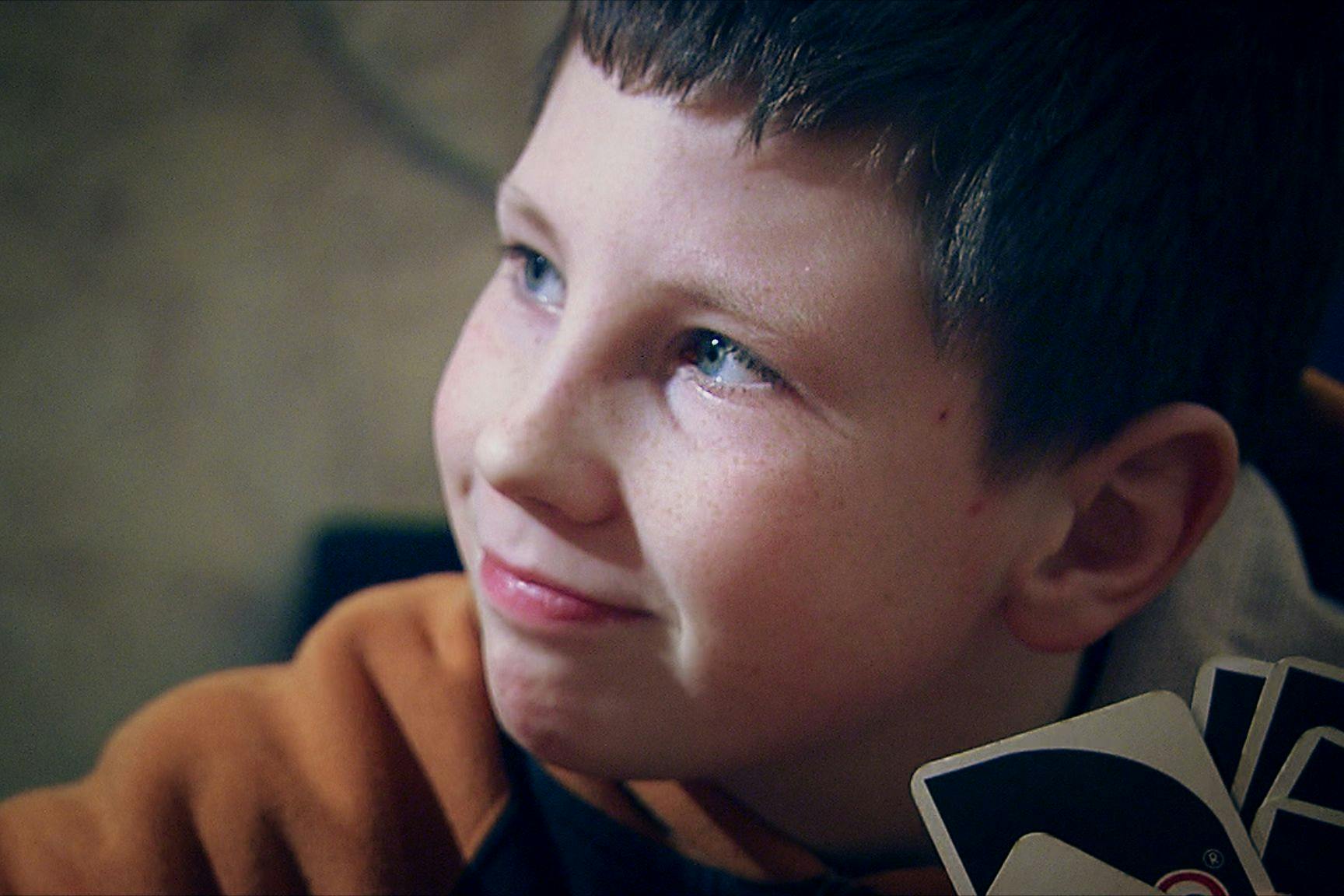 Kalle im Alter von zehn Jahren