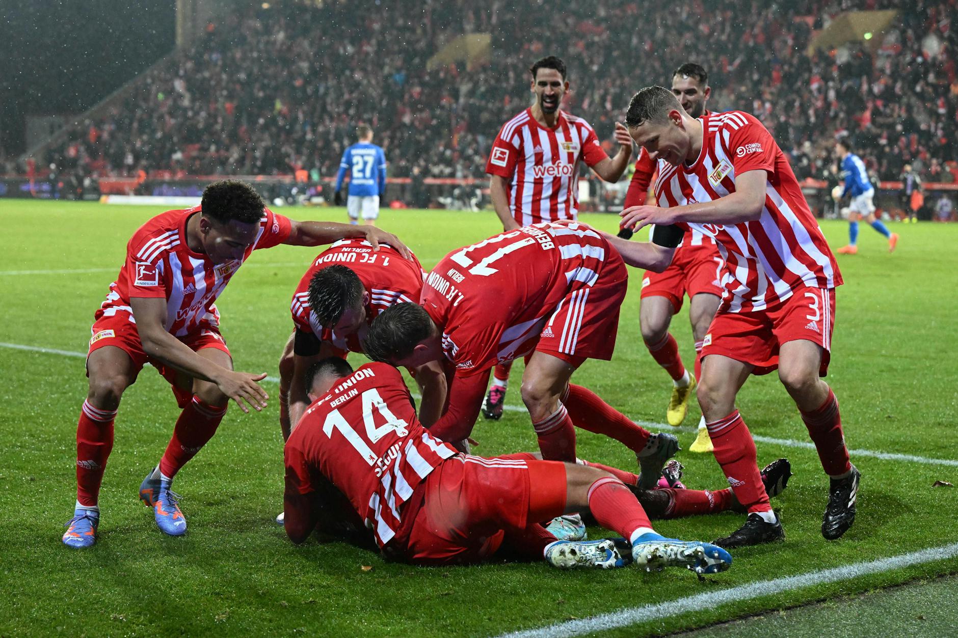 Die Last-minute-Jubler: Der 1. FC Union wird immer besser darin, einen Rückstand in einen Sieg umzuwandeln.