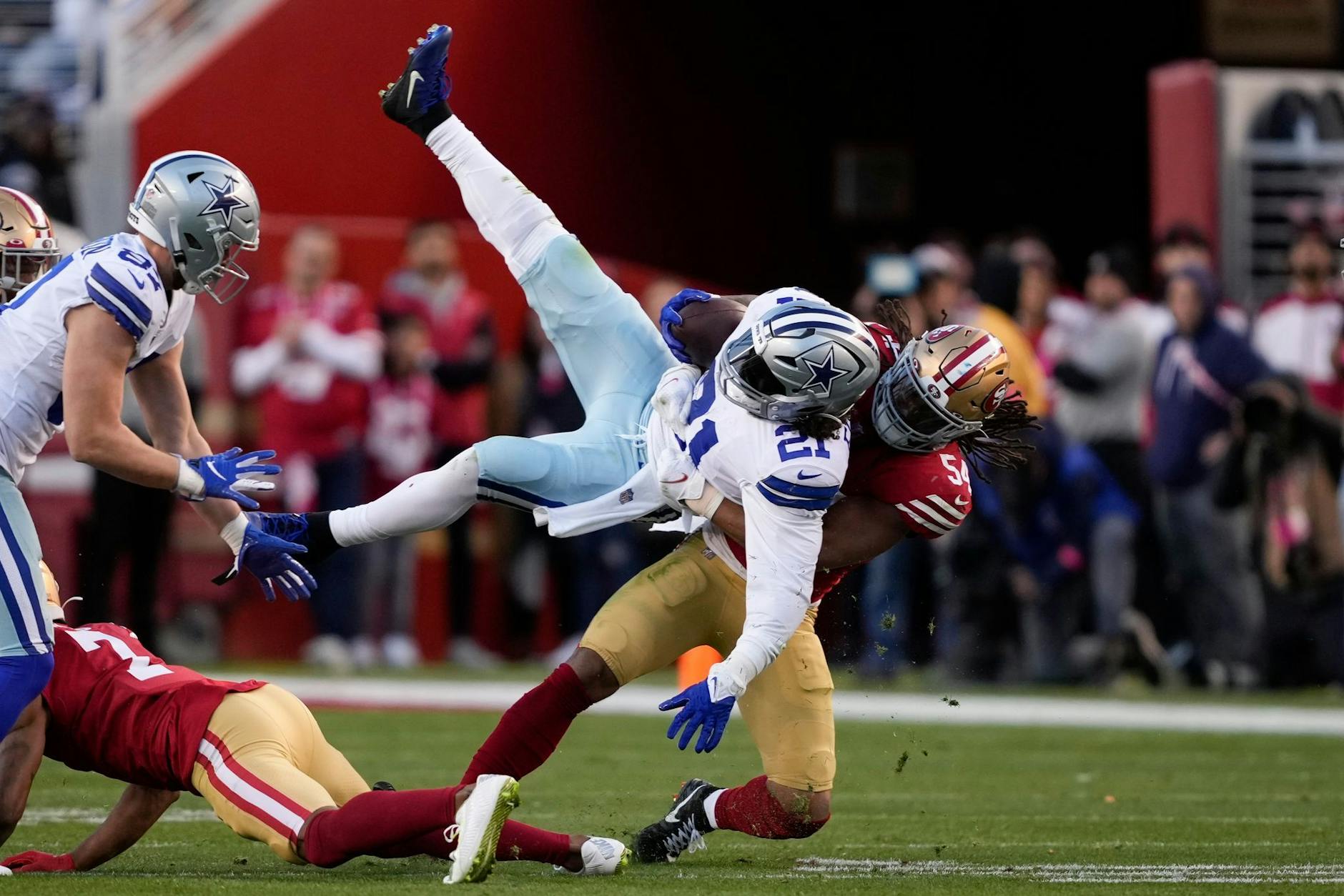 Die San Francisco 49ers haben in den NFL-Playoffs 19:12 gegen die Dallas Cowboys gewonnen und damit alle Träume der mit großen Ambitionen angereisten Mannschaft beendet.