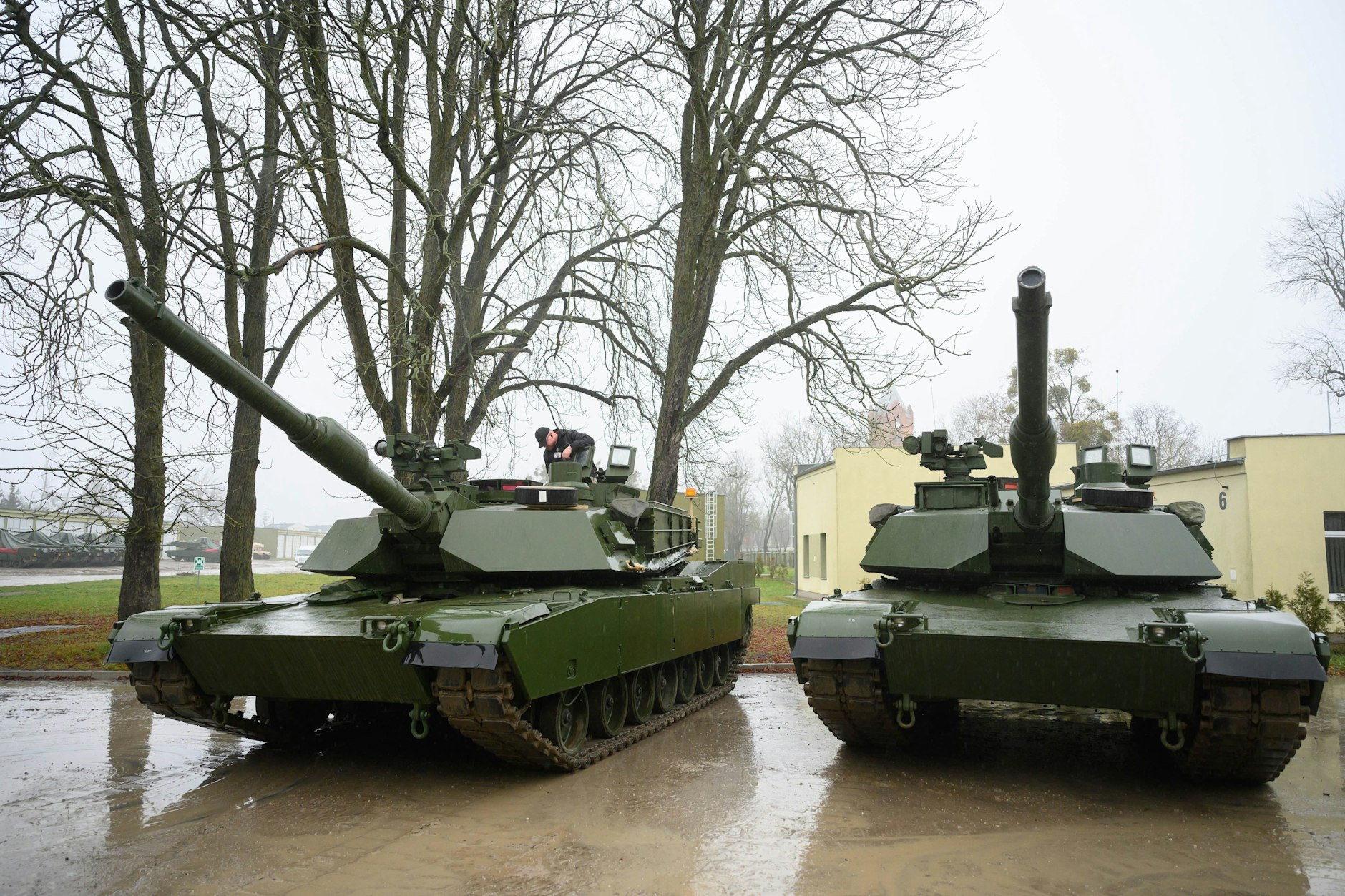 Der amerikanische Kampfpanzer vom Typ Abrams