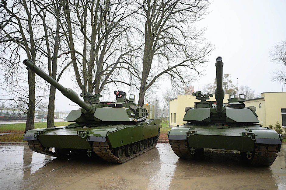 Der amerikanische Kampfpanzer vom Typ Abrams