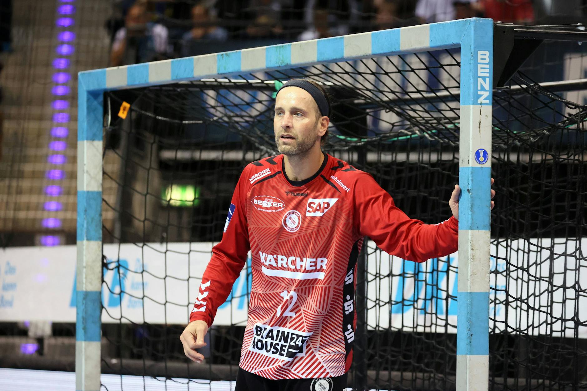 Silvio Heinevetter im Tor des TVB Stuttgart.