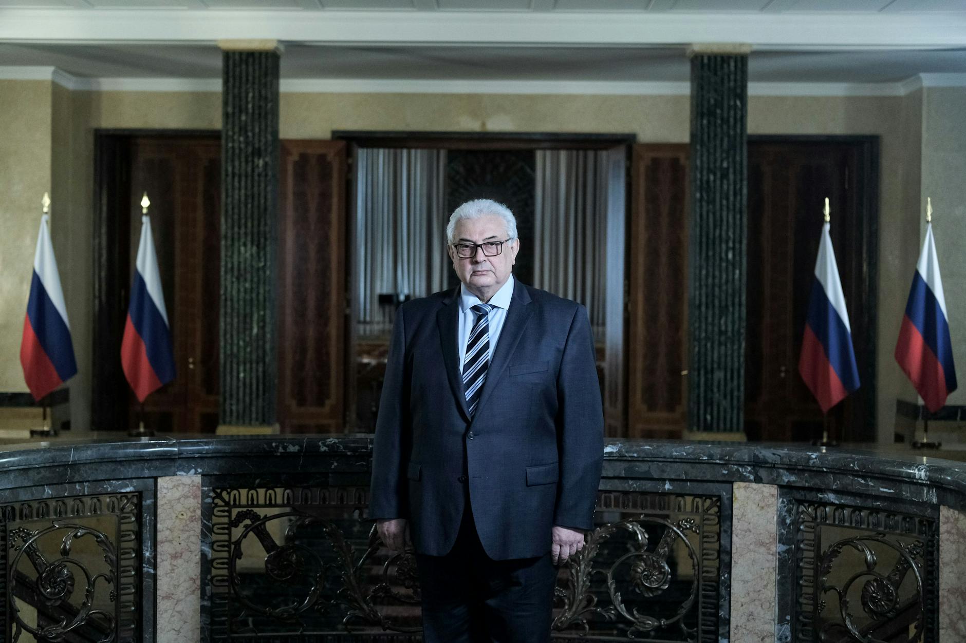 Sergej Netschajew, Botschafter der Russischen Föderation, in der Russischen Botschaft in Berlin (Archiv). 