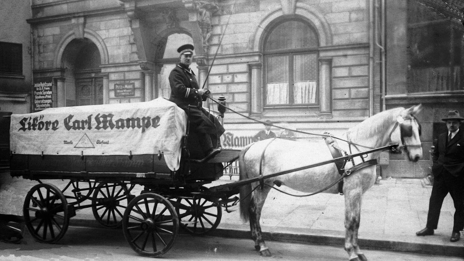 Lieferkutsche um 1930. 