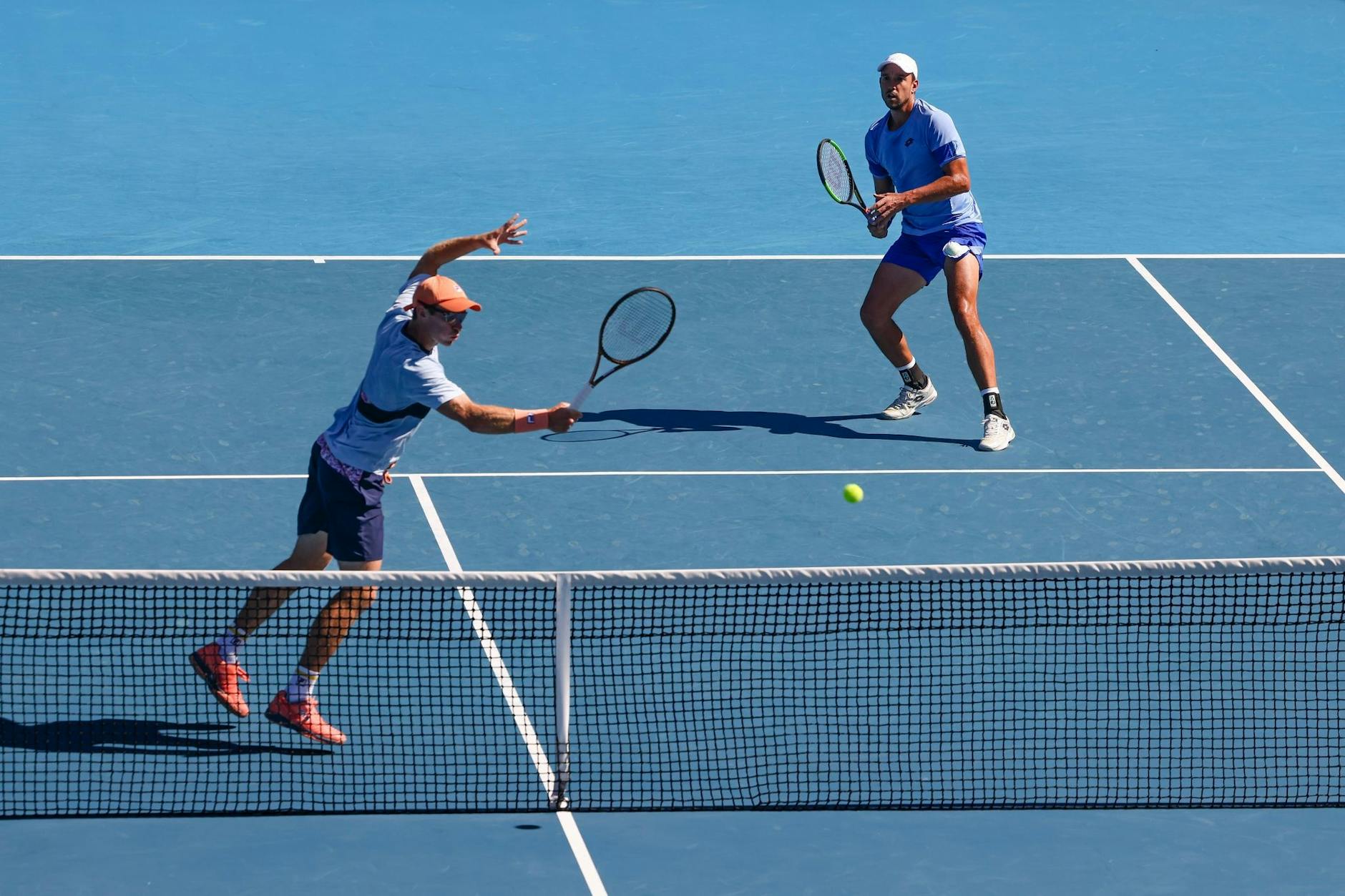 Stehen in Australien im Viertelfinale: Andreas Mies (r) und John Peers.