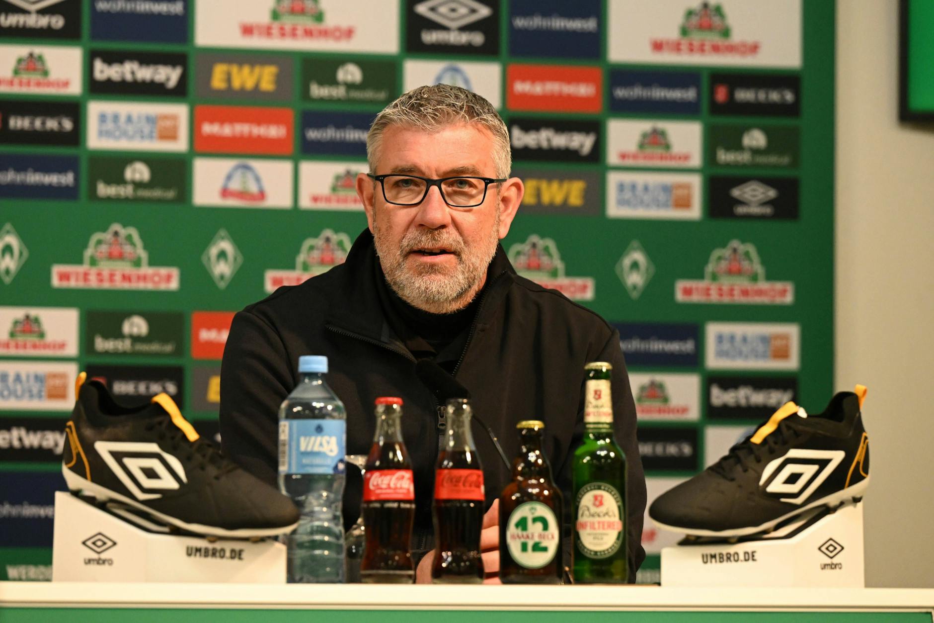 FCU-Coach Urs Fischer zeigte sich auf der Pressekonferenz nach dem Bremen-Spiel zufrieden mit der Leistung seines Teams.