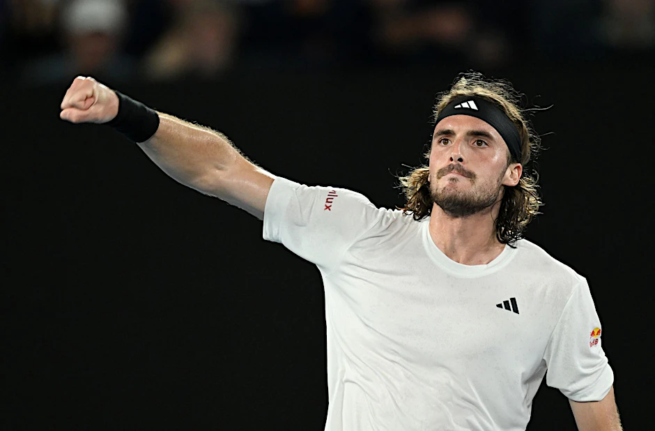 Wurde seiner Favoritenrolle im Viertelfinale gerecht: Stefanos Tsitsipas.  