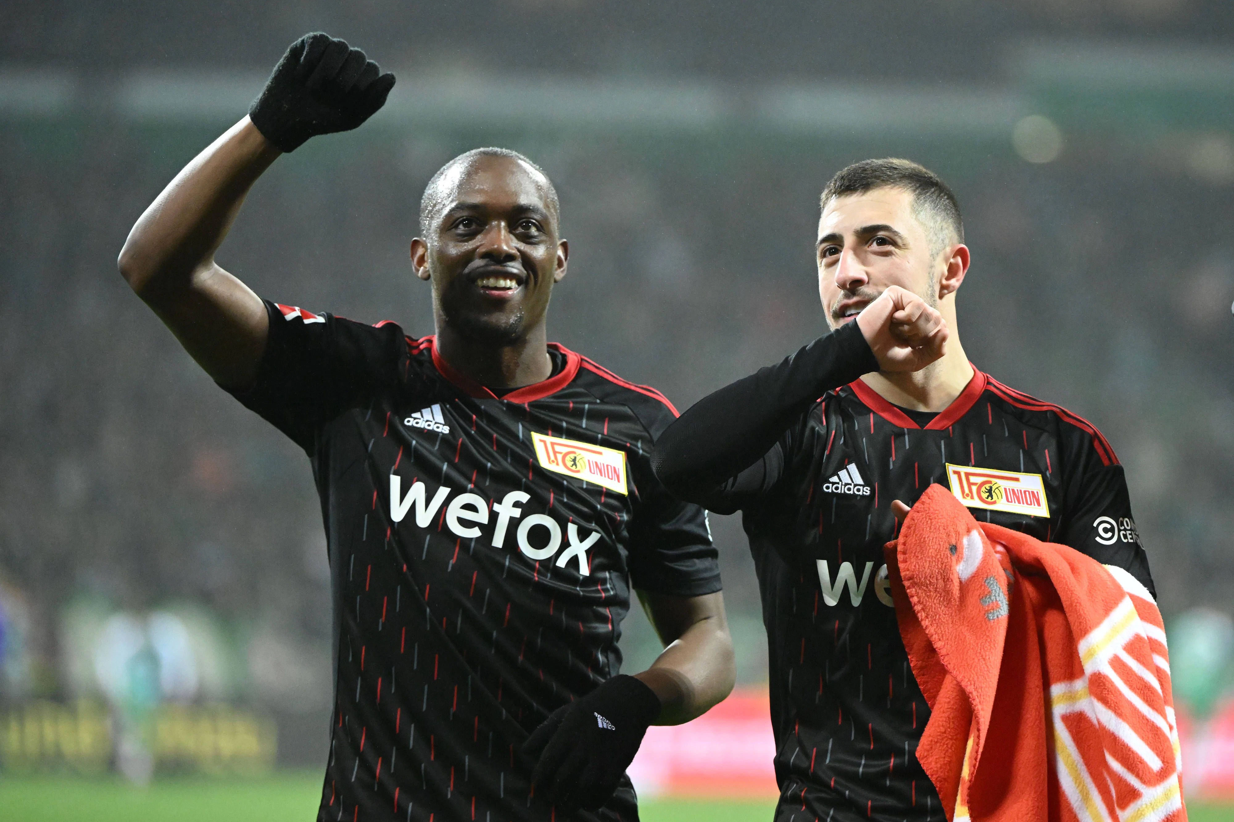 Jerome Roussillon (l.) und Josip Juranovic gaben beide ihr Debüt für den 1. FC Union Berlin.