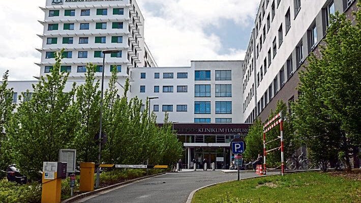 Das Asklepios-Klinikum in Harburg, ein 868-Betten-Krankenhaus im Süden Hamburgs.