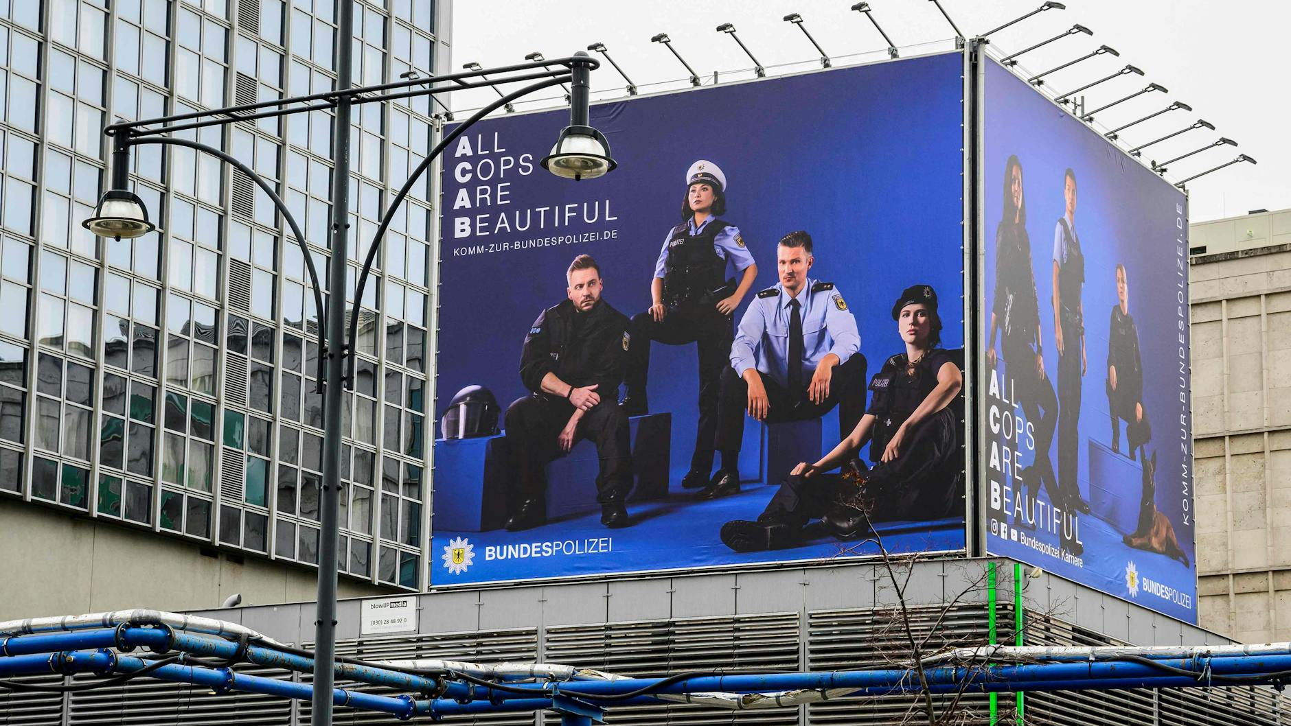 Nachwuchswerbung für die Bundespolizei: Alle Polizisten sind schön