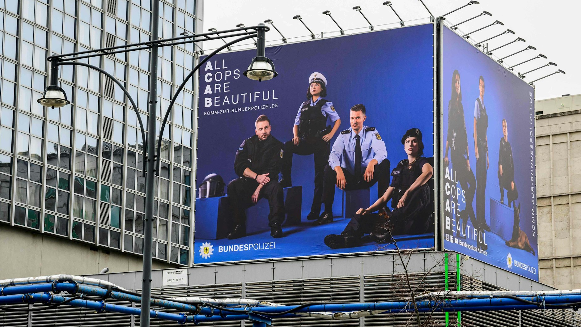 Nachwuchswerbung für die Bundespolizei: Alle Polizisten sind schön