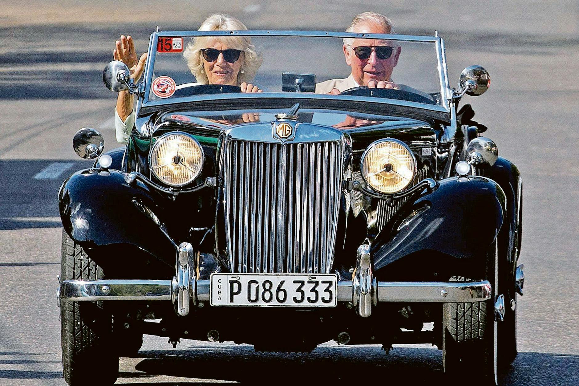 Angezogene Handbremse? Nicht bei Charles und Camilla.