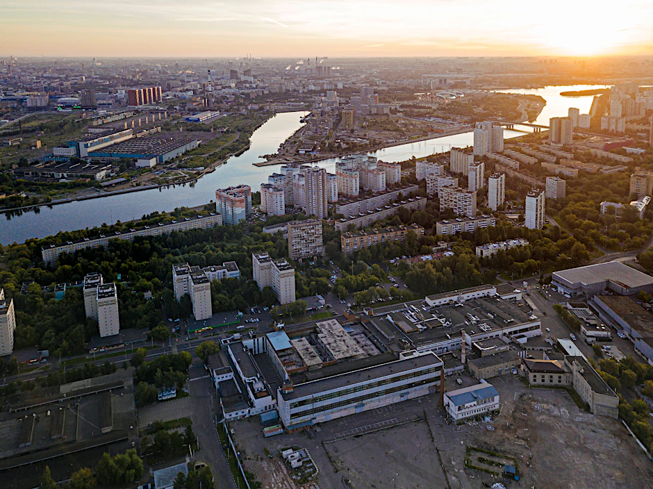 Moskau von oben
