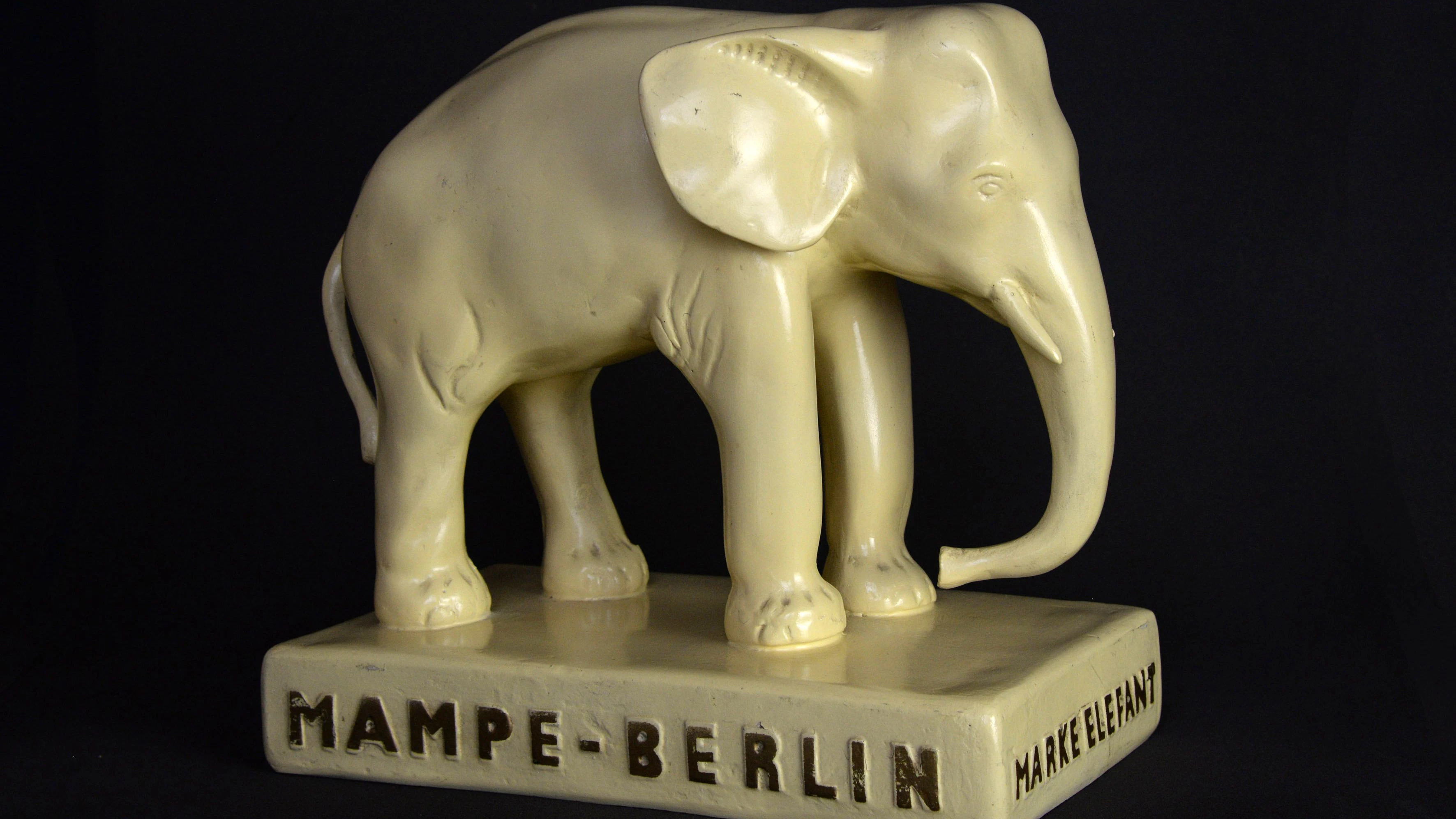 Mampe Elefantenfigur aus den 1950ern.&nbsp;
