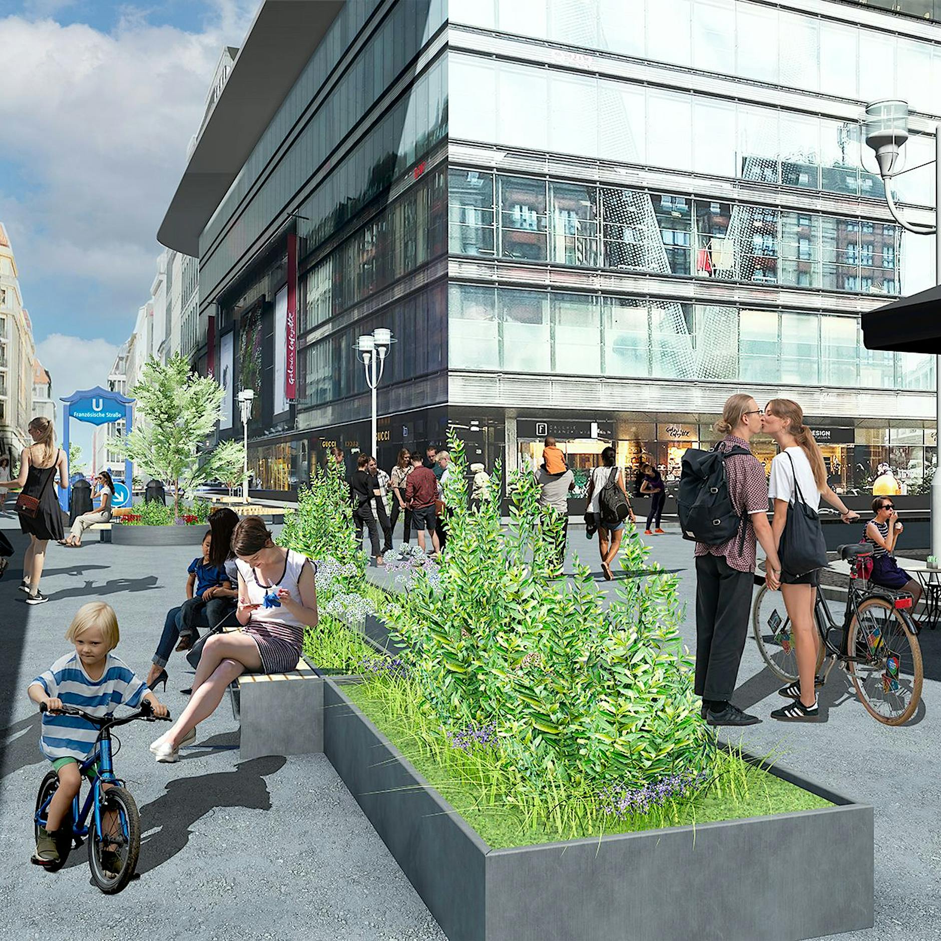 Autofreie Friedrichstraße wieder vor Gericht: Eilverfahren gegen Bezirk