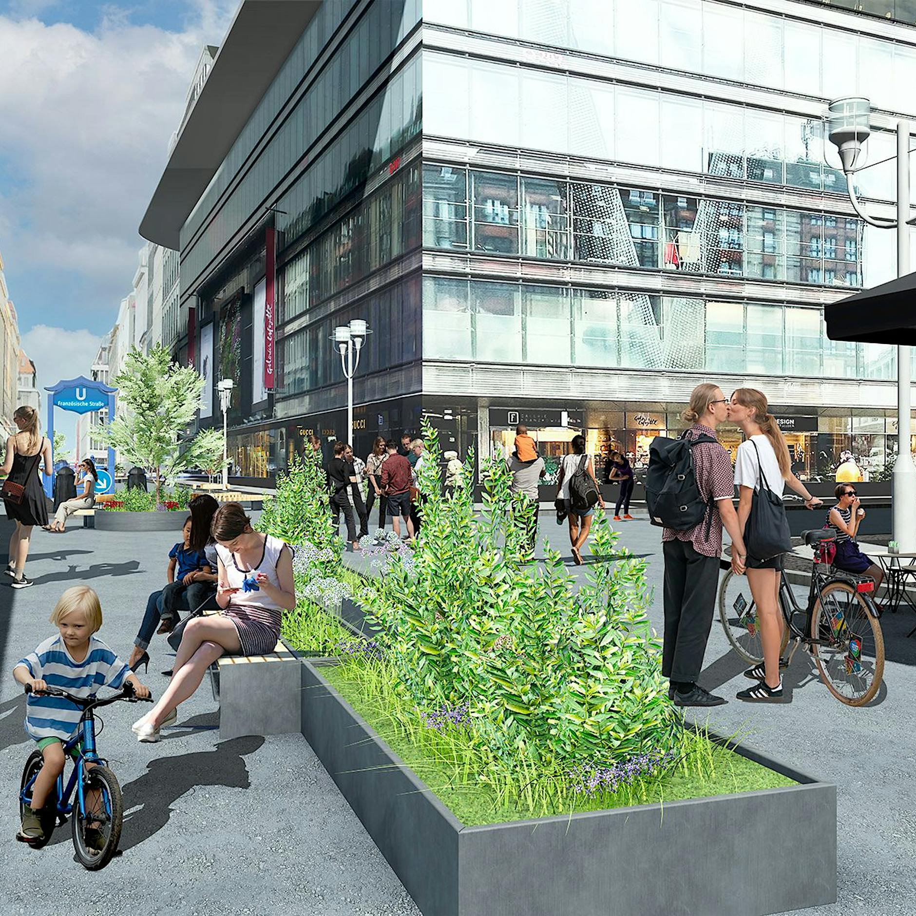 So soll die autofreie Friedrichstraße aussehen – und das sind die Reaktionen