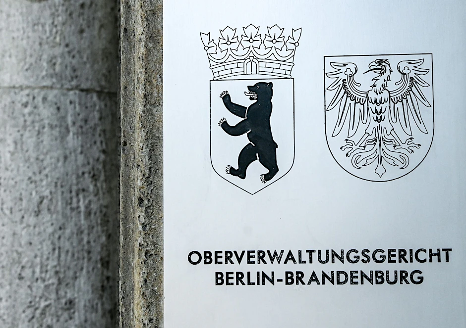 Das Oberverwaltungsgericht Berlin-Brandenburg. Für das OVG werden noch ehrenamtliche Richterinnen und Richter gesucht.