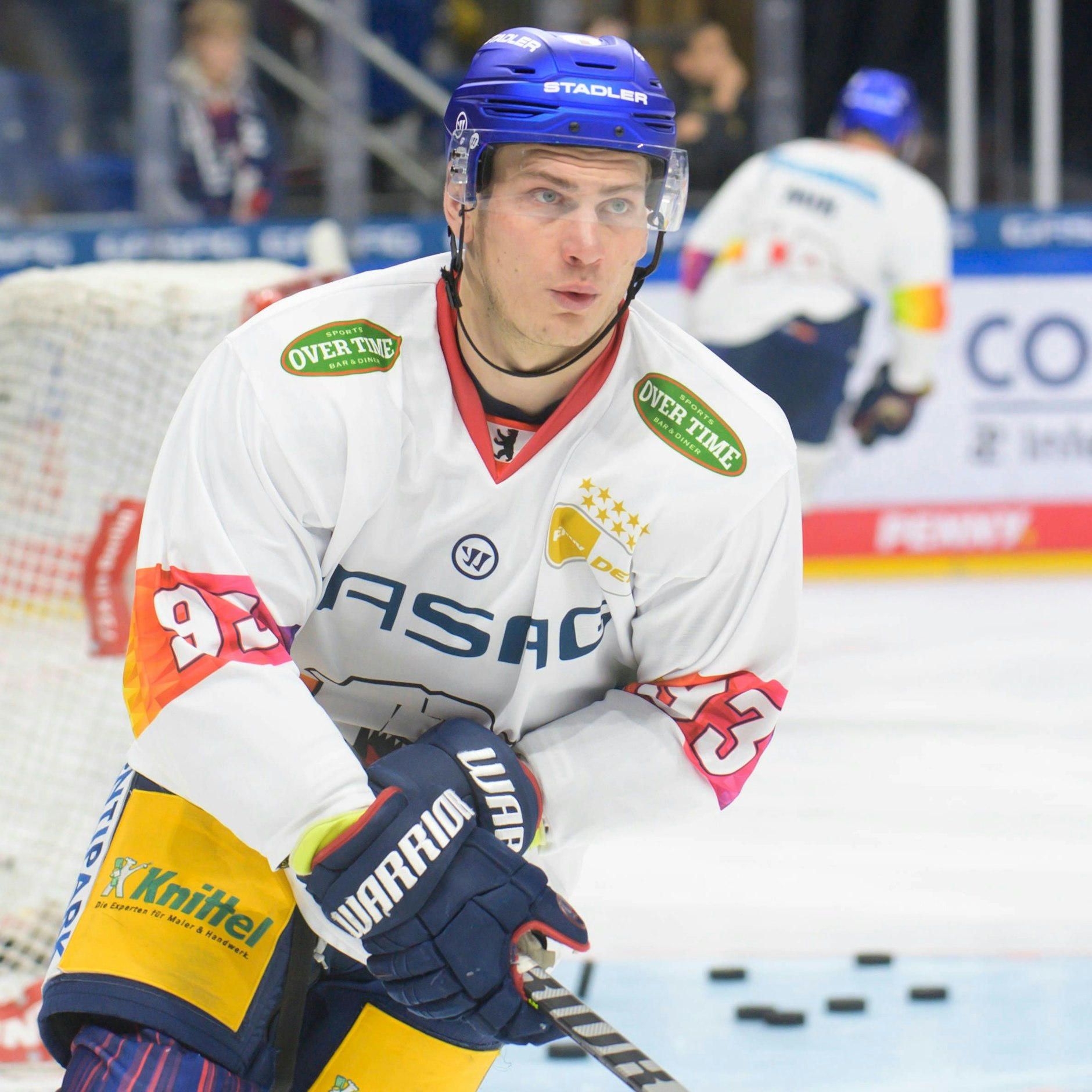Eisbär Leo Pföderl ist endlich in Torlaune.