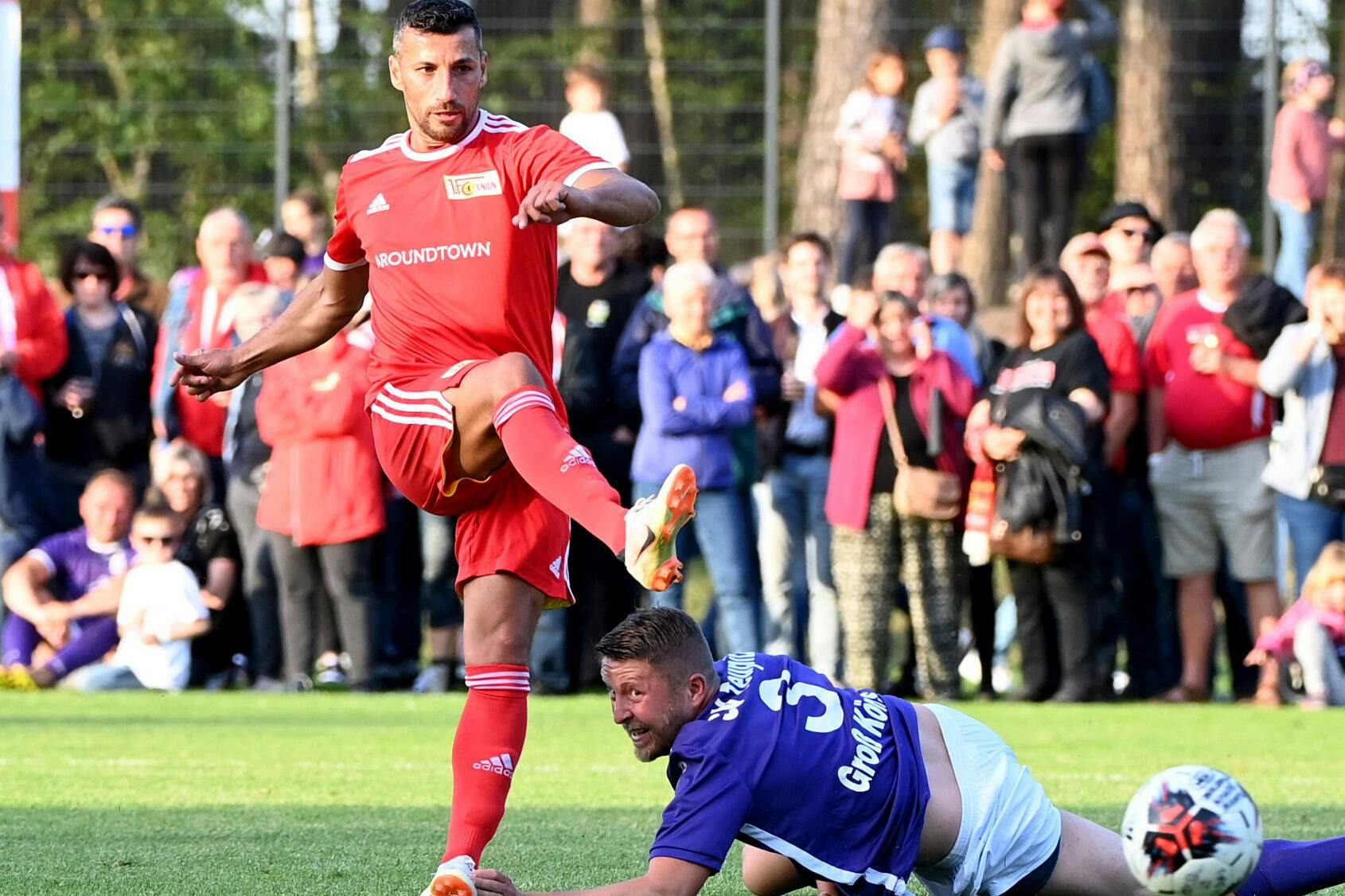 Karim Benyamina spielt noch immer regelmäßig in der Traditionself des 1. FC Union.