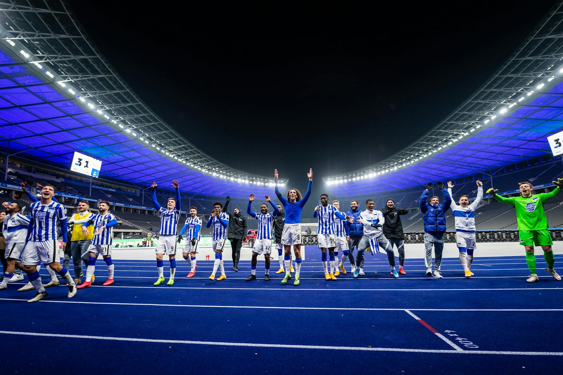 Der bisher letzte Derbysieg für Hertha BSC liegt schon einige Jahre zurück: Im Dezember 2020 gab es einen 3:1-Heimsieg.