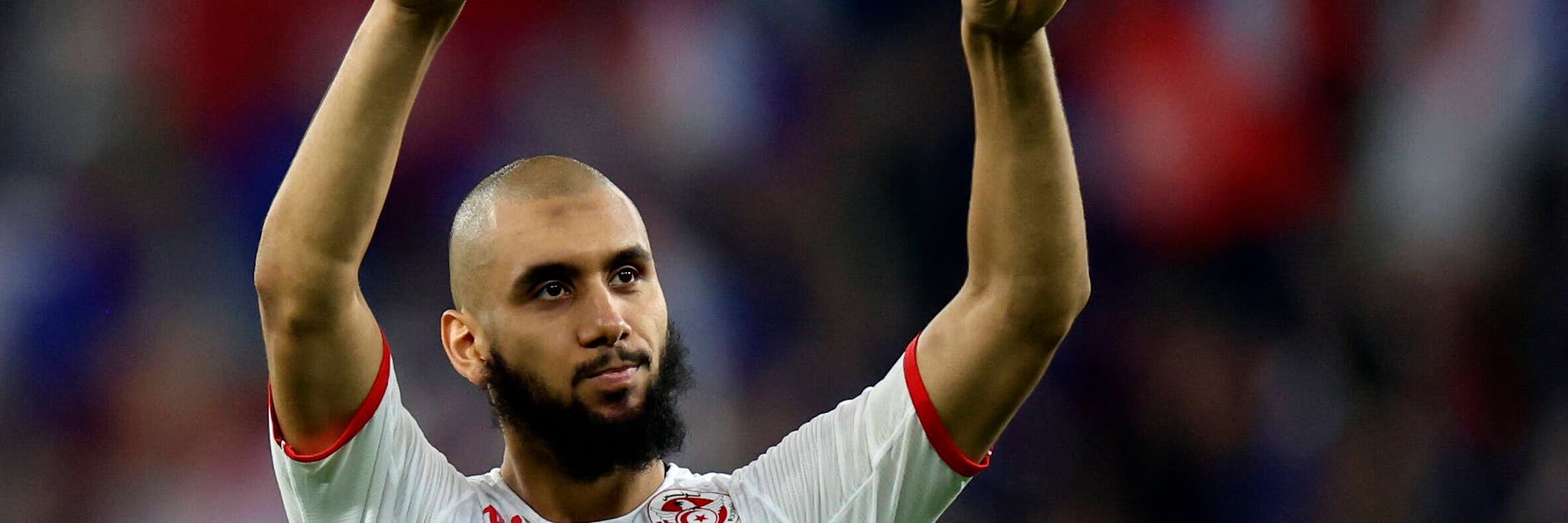 Aissa Laidouni bedankt sich den tunesischen Fans für ihre Unterstützung bei der WM in Katar. Der 26-Jährige Mittelfeldspieler von Ferencvaros Budapest soll beim 1. FC Union noch vor dem Derby aufschlagen.