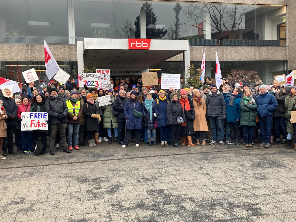 Warnstreik beim RBB: „In der Belegschaft fühlen sich viele veralbert“