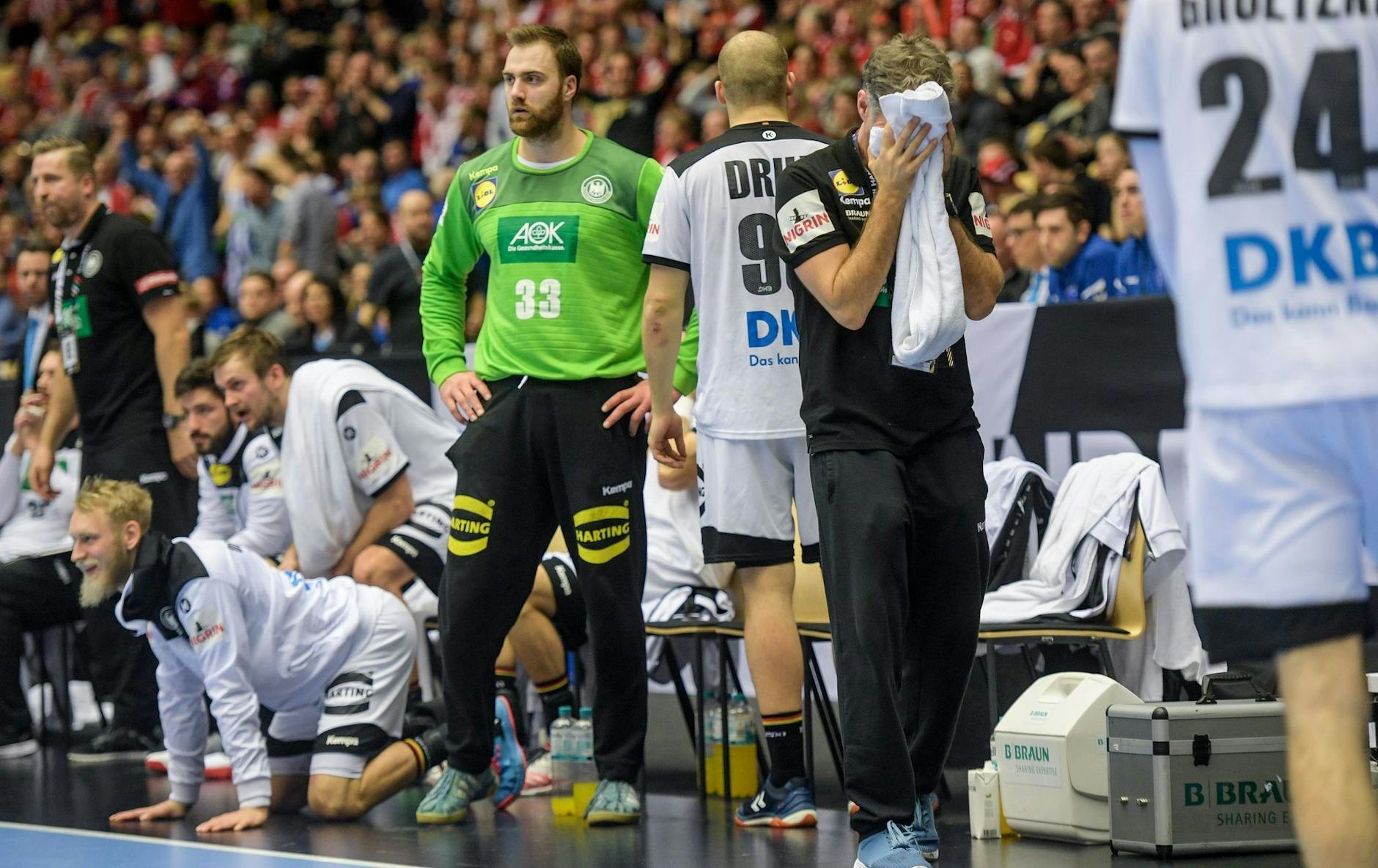 ARCHIV - Bei der WM 2019 verlor die DHB-Auswahl das Spiel um Platz 3 gegen Frankreich mit 25:26.