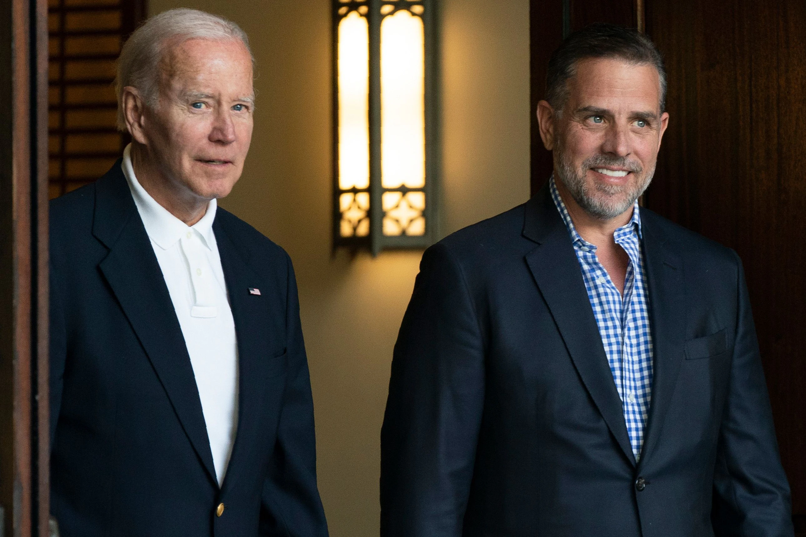 Sohn und Präsidentenvater Biden
