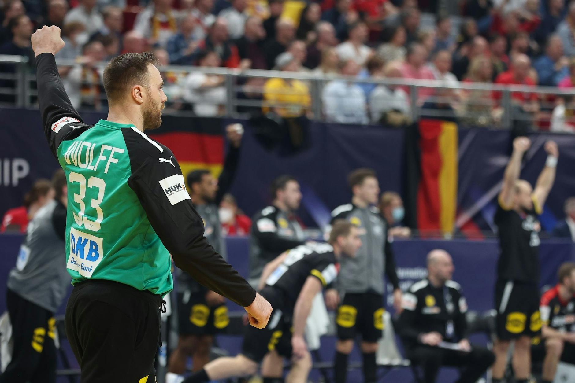 DHB-Torwart Andreas Wolff zeigte einmal mehr eine starke Leistung.