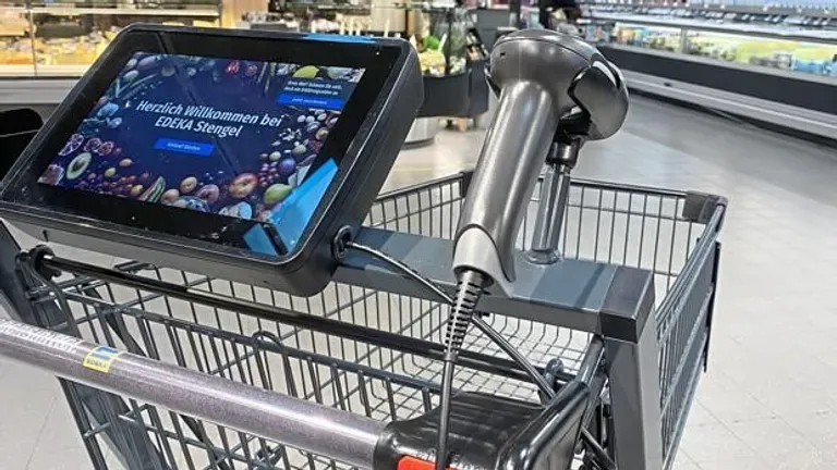 Edeka revolutioniert den Einkaufswagen – und spart seinen Kunden damit jede Menge Zeit