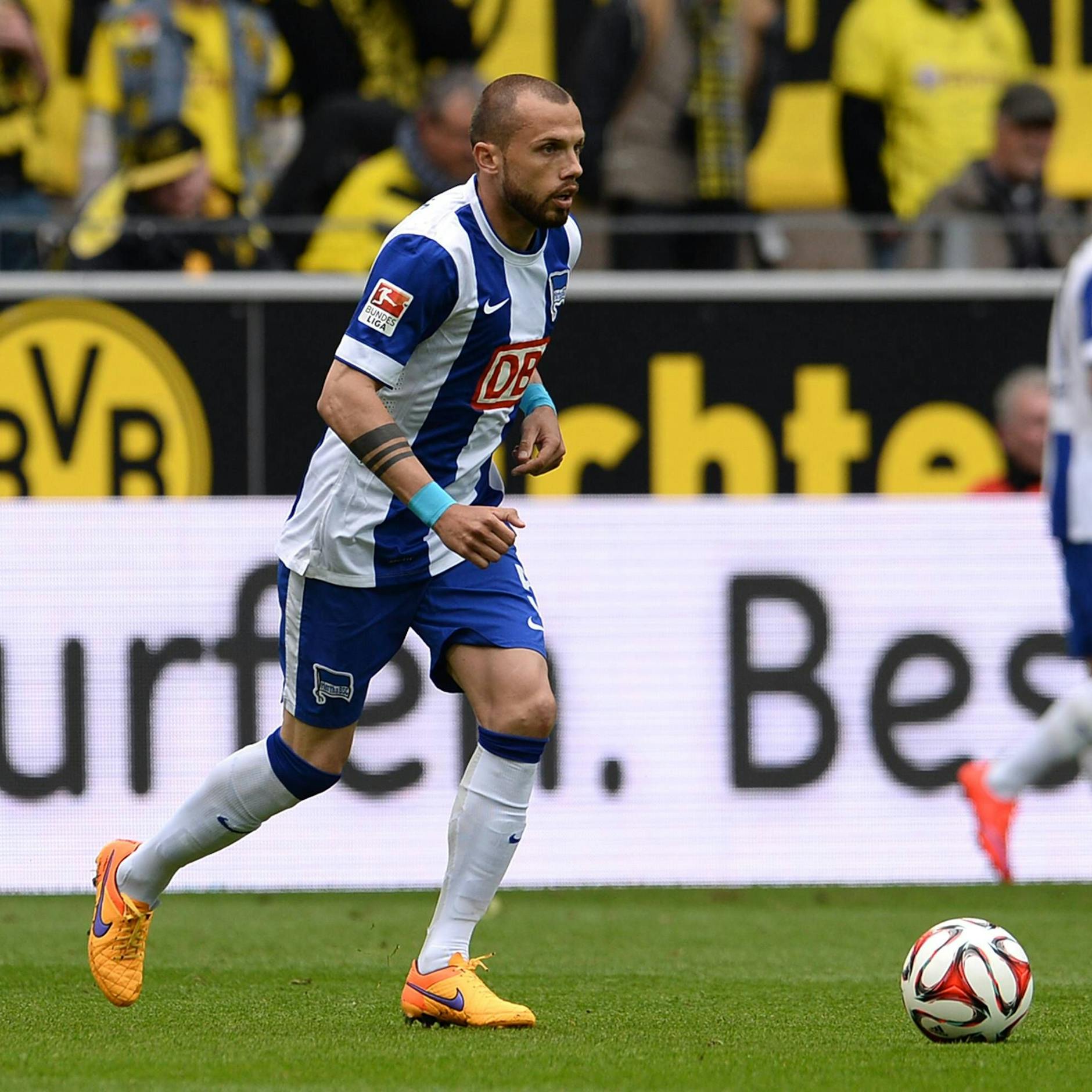 Der Holländer John Heitinga spielte in der Saison 2014/15 für Hertha BSC in der Bundesliga.