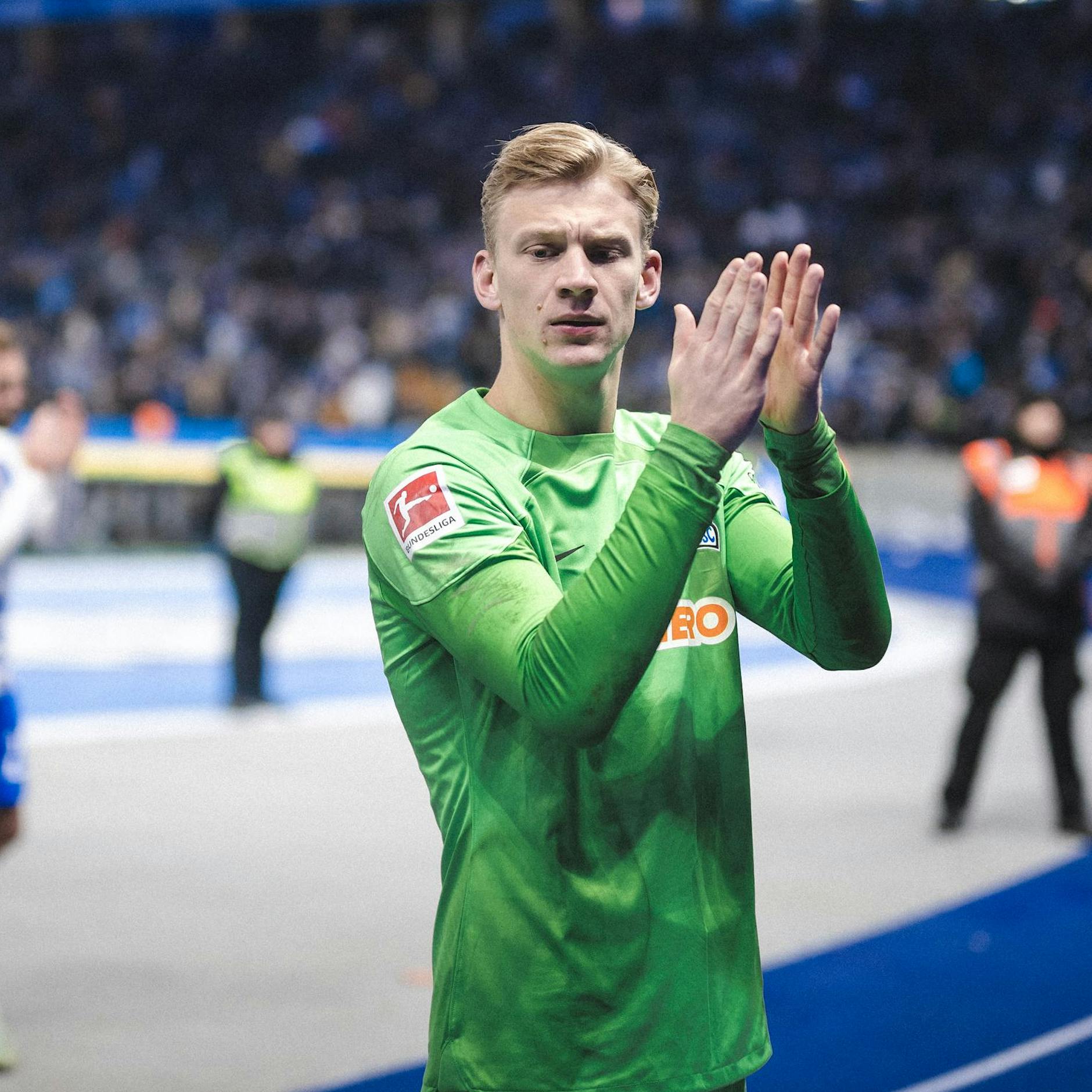 Herthas Torwart Oliver Christensen appelliert nach dem 0:2 gegen Union an alle: „Wir müssen jetzt zusammenhalten!“