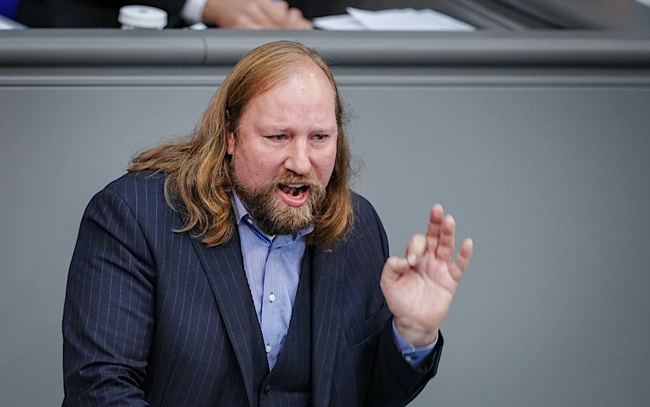 Der Grünen-Politiker Anton Hofreiter im Bundestag