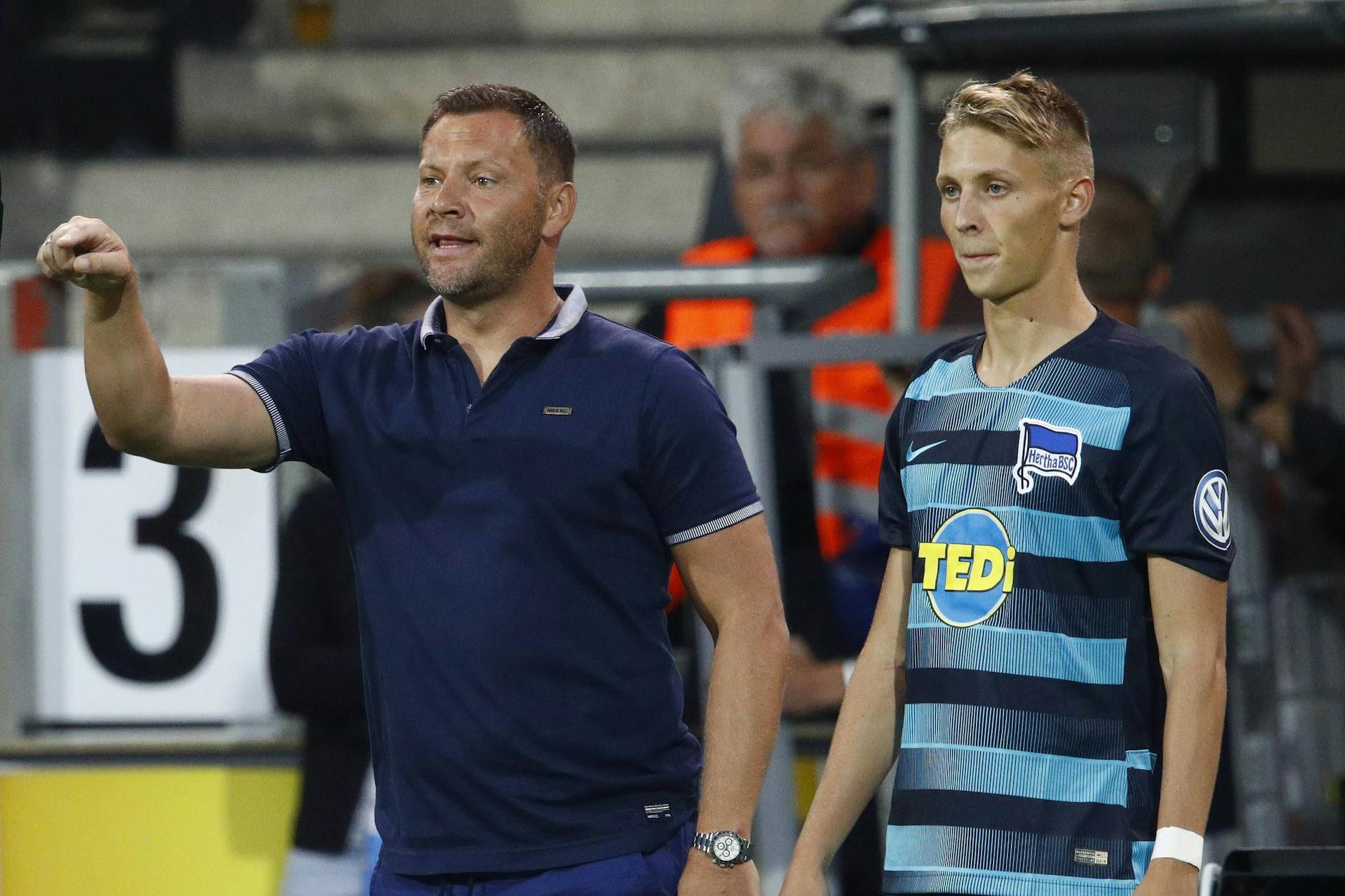 Unter Papa Pal Dardai feierte Palko am 2.11.2017 sein Profi-Debüt für Hertha BSC.
