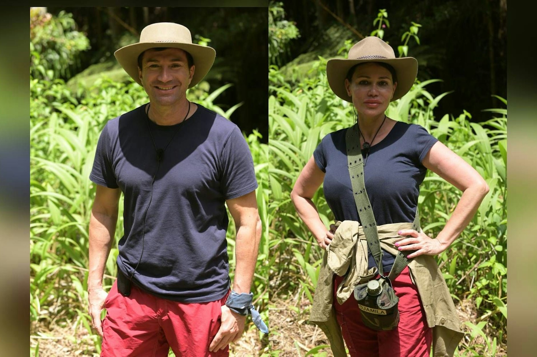 Lucas Cordalis teilte im Dschungelcamp gegen Djamila Rowe aus.