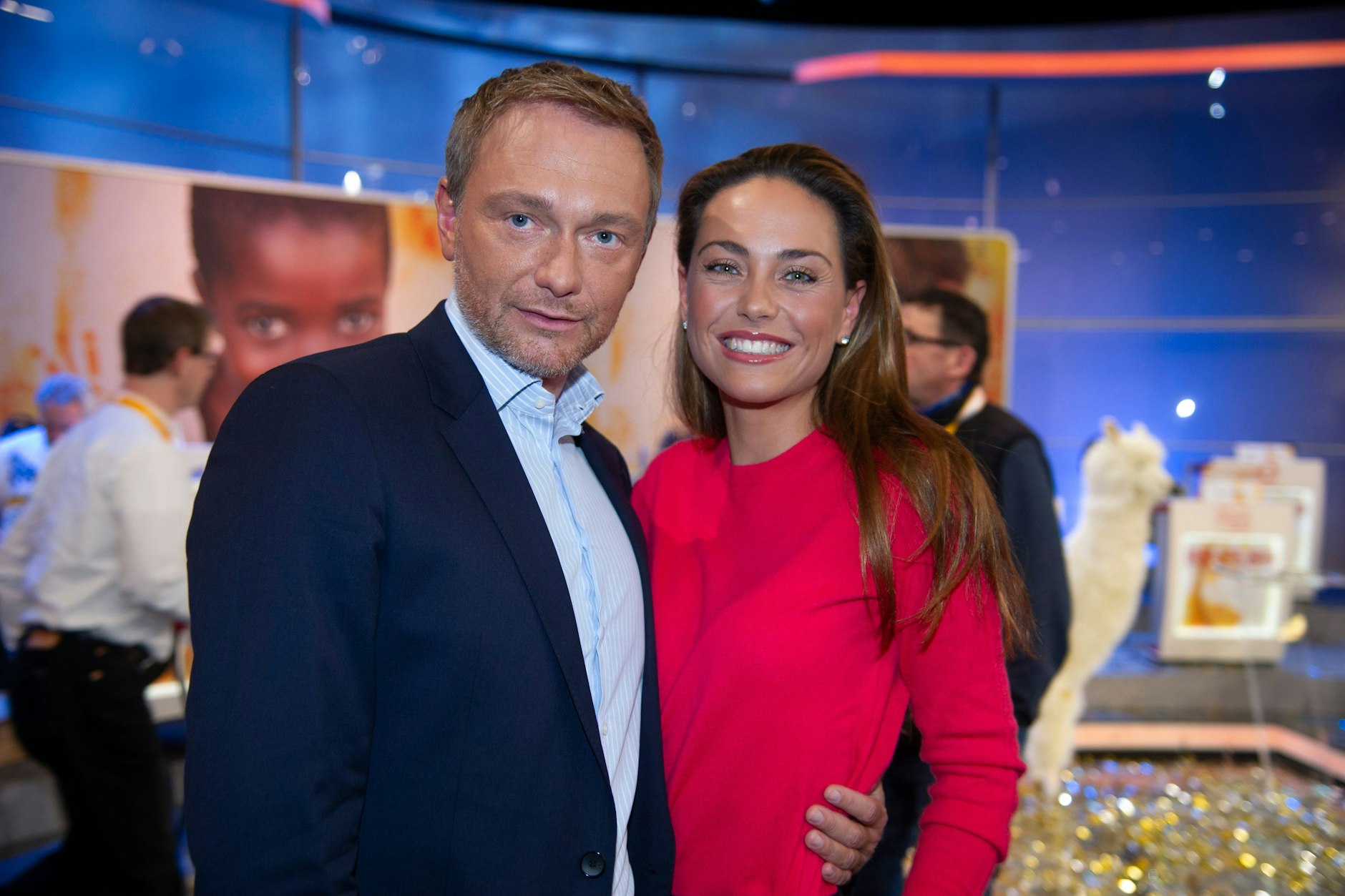 Franca Lehfeldt versprach sich live im TV. Die Moderatorin ist mit Bundesfinanzminister Christian Lindner verheiratet.
