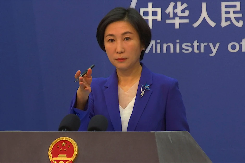 Die Sprecherin des chinesischen Außenministeriums, Mao Ning, im Oktober 2022.