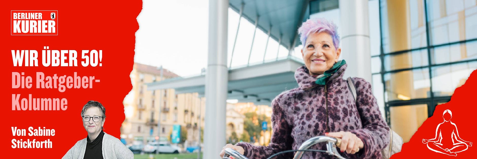 Mit dem Fahrrad unterwegs an frischer Luft weckt Frohsinn und spart obendrein noch Auto-Abgase.