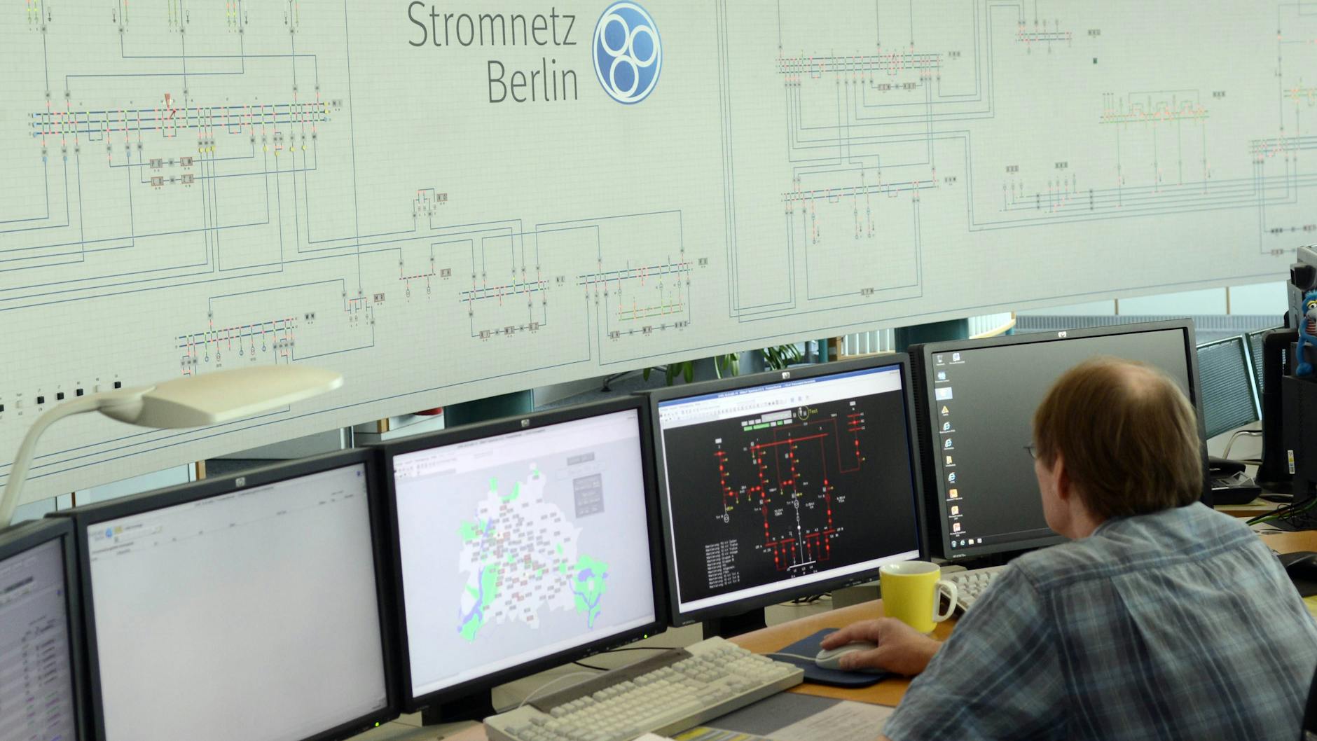 In der Netzleitstelle Berlin