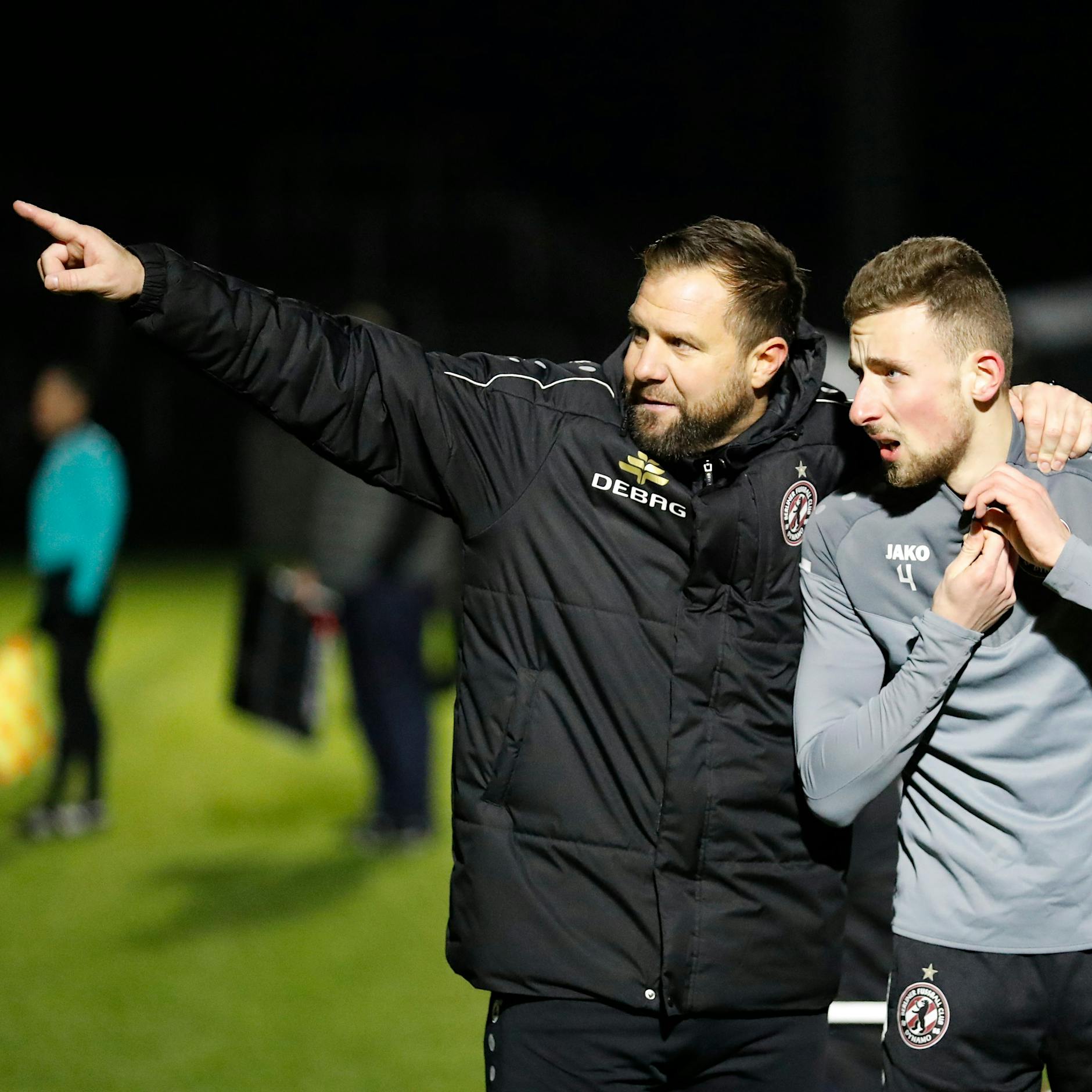 Für den Erfolg beim BAK: BFC-Trainer Heiner Backhaus macht einen auf Egon Olsen