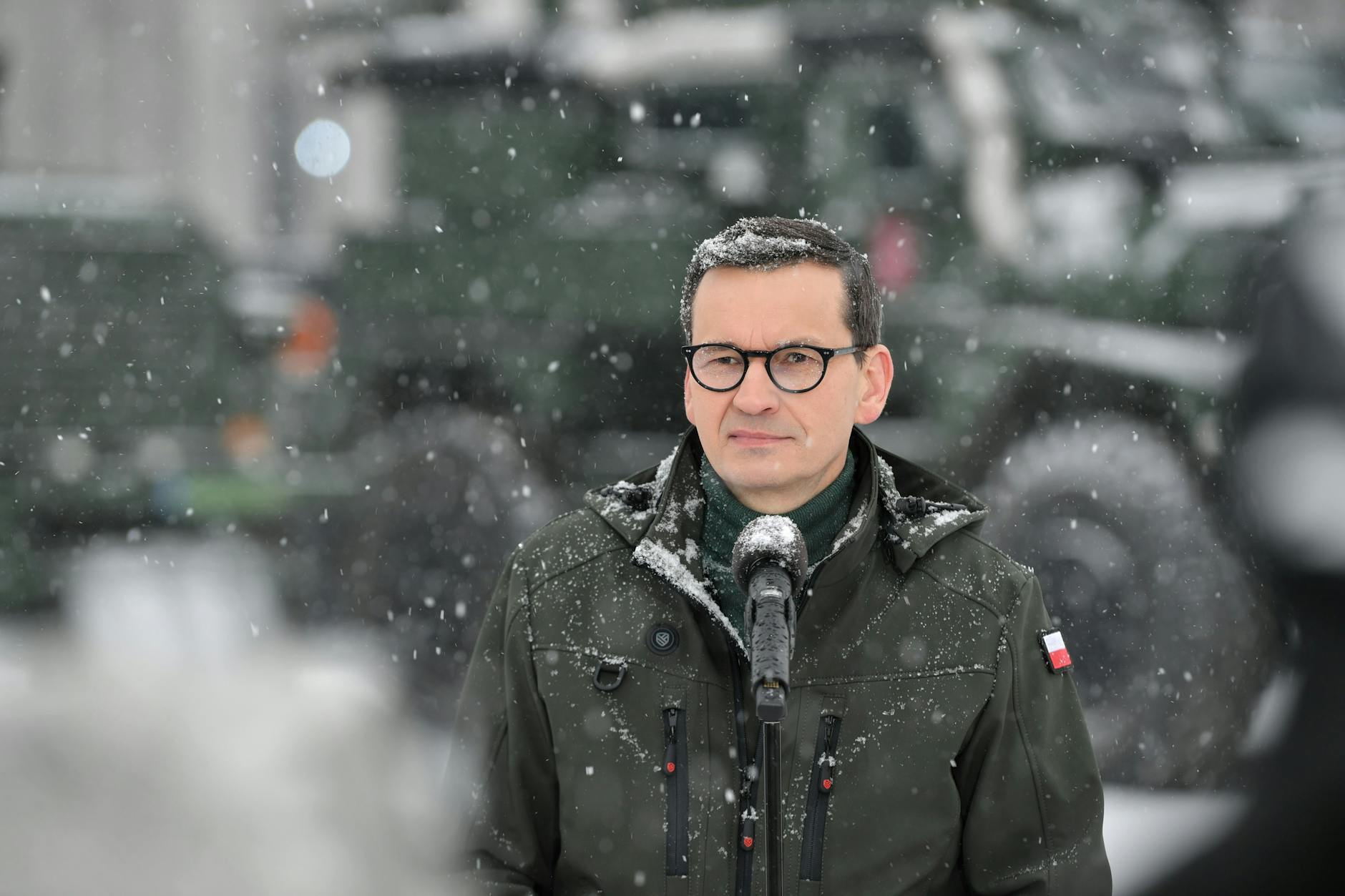 Polens Premierminister Mateusz Morawiecki wünscht sich von Deutschland Klarheit über das Verhältnis zu Putin und mehr Unterstützung für die Ukraine. 