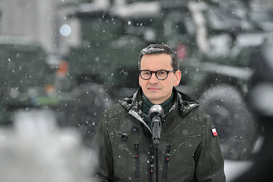 Polens Premierminister Mateusz Morawiecki wünscht sich von Deutschland Klarheit über das Verhältnis zu Putin und mehr Unterstützung für die Ukraine.&nbsp;
